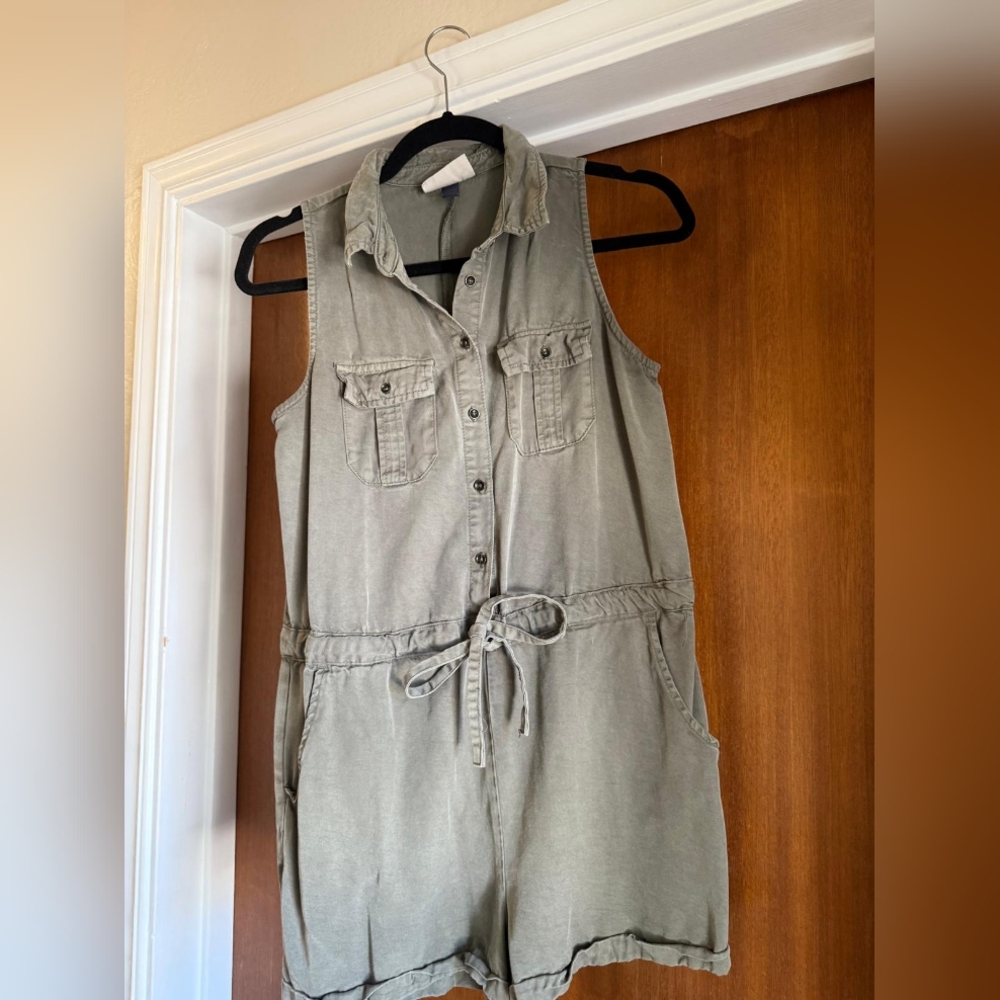 Universal Thread Olive Green Romper - image 1